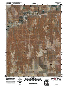 Ludell 2010 topographic map thumbnail