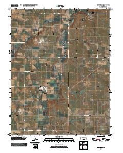 Woodbine 2009 topographic map thumbnail