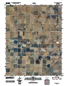 Fort Larned 2010 topographic map thumbnail