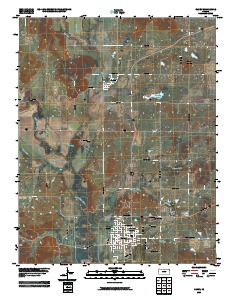 Caney 2009 topographic map thumbnail