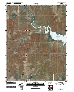 Dorrance NW 2010 topographic map thumbnail