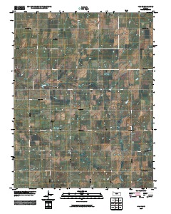 Iola SE 2009 topographic map thumbnail