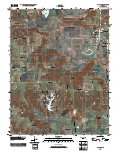 La Cygne 2009 topographic map thumbnail