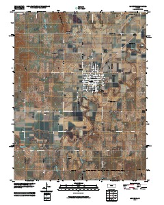Lindsborg 2010 topographic map thumbnail