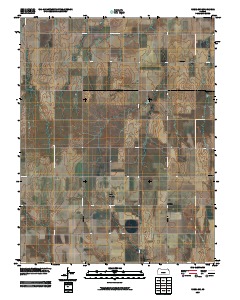Rozel SW 2009 topographic map thumbnail