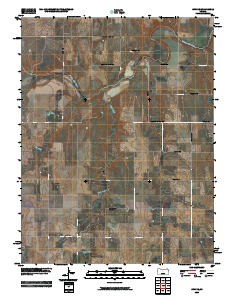 Otis NE 2009 topographic map thumbnail