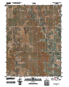Cawker City NW 2009 topographic map thumbnail