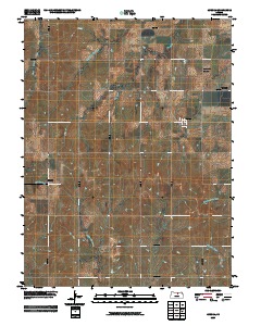 Aurora 2009 topographic map thumbnail