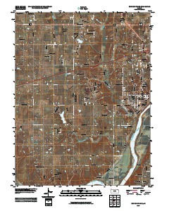 Bonner Springs 2009 topographic map thumbnail