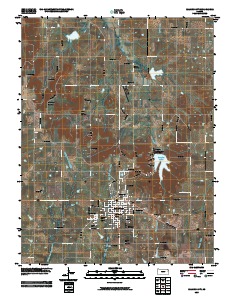 Baldwin City 2009 topographic map thumbnail