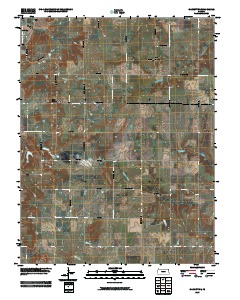 Garnett SE 2009 topographic map thumbnail