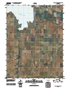 Glen Elder South 2010 topographic map thumbnail