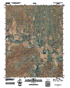 Medicine Lodge SW 2009 topographic map thumbnail