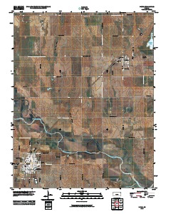 Kiowa 2010 topographic map thumbnail