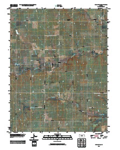 Gridley SE 2009 topographic map thumbnail