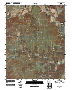 Oak Valley 2010 topographic map thumbnail