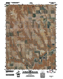 Oberlin SW 2009 topographic map thumbnail