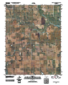 Pretty Prairie SW 2009 topographic map thumbnail