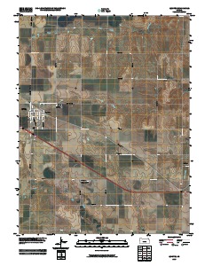 Quinter 2009 topographic map thumbnail