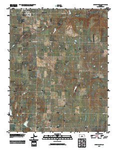 Severy South 2009 topographic map thumbnail