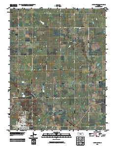 Yates Center 2009 topographic map thumbnail