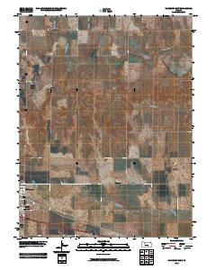 WaKeeney East 2010 topographic map thumbnail
