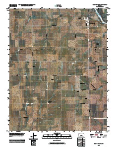 Geuda Springs 2010 topographic map thumbnail