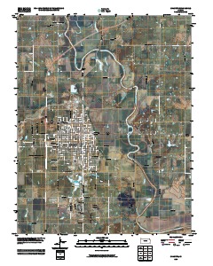 Chanute 2009 topographic map thumbnail