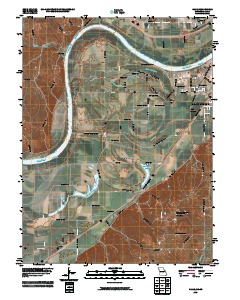 Halls 2009 topographic map thumbnail