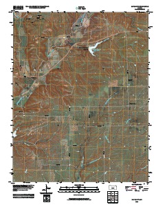 Maple City 2010 topographic map thumbnail