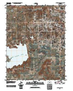Lawrence West 2009 topographic map thumbnail