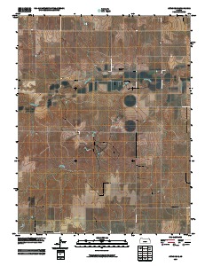 Jetmore SE 2009 topographic map thumbnail