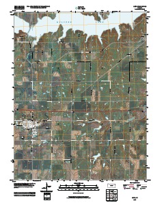 Lebo 2009 topographic map thumbnail