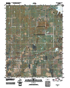 Lebo NW 2009 topographic map thumbnail