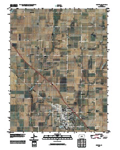 Hesston 2010 topographic map thumbnail