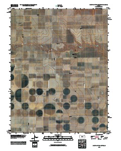 South of Twin Butte 2010 topographic map thumbnail