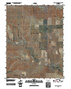 Harris Draw East 2009 topographic map thumbnail