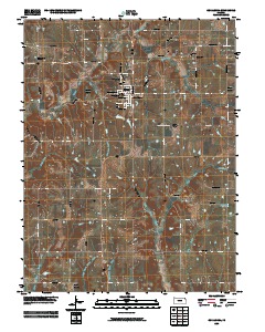 Oskaloosa 2009 topographic map thumbnail