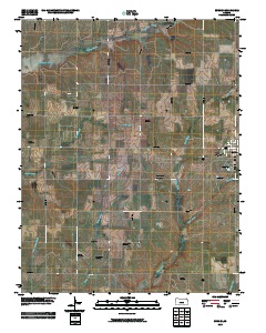 Burden 2010 topographic map thumbnail