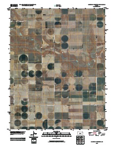 Carwood Cemetery 2010 topographic map thumbnail