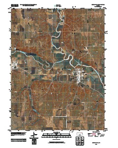 Blue Rapids 2009 topographic map thumbnail