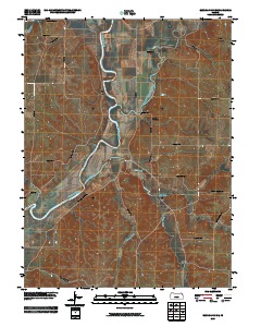 Blue Rapids SE 2009 topographic map thumbnail