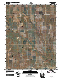 Bogue NW 2009 topographic map thumbnail