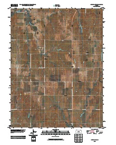 Aurora NW 2009 topographic map thumbnail