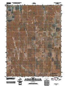 Almena SW 2009 topographic map thumbnail
