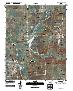 Baxter Springs 2010 topographic map thumbnail