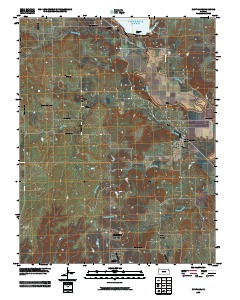 Coyville 2009 topographic map thumbnail