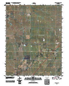 Cassoday 2009 topographic map thumbnail