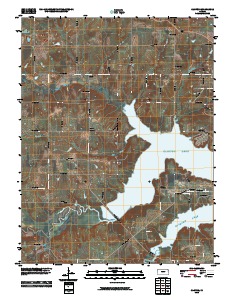 Clinton 2010 topographic map thumbnail
