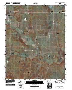 Cedar Vale East 2010 topographic map thumbnail